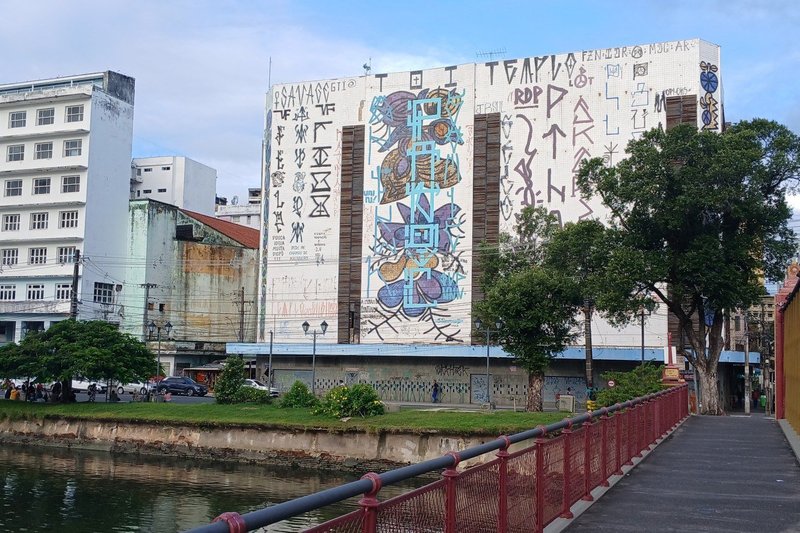 Vandalismo no centro do Recife
