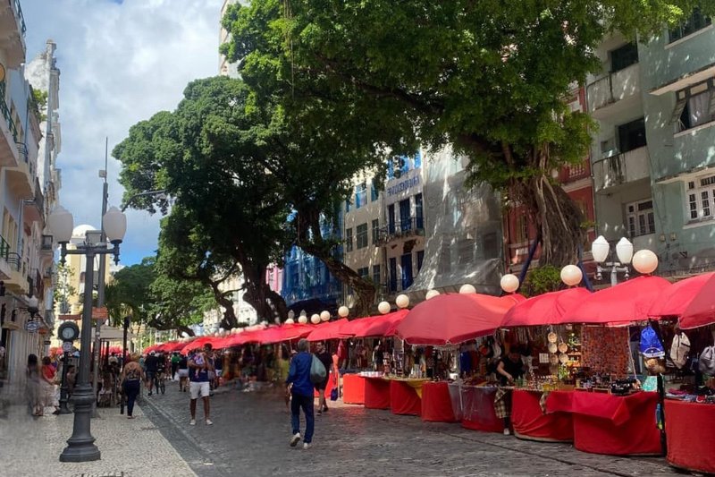 Feirinha do Bom Jesus, no Recife Antigo