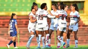 Jogadoras do São Paulo Feminino