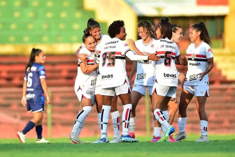 Jogadoras do São Paulo Feminino