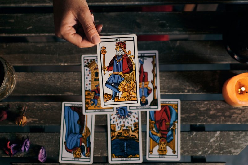 Imagem de cartas do tarô
