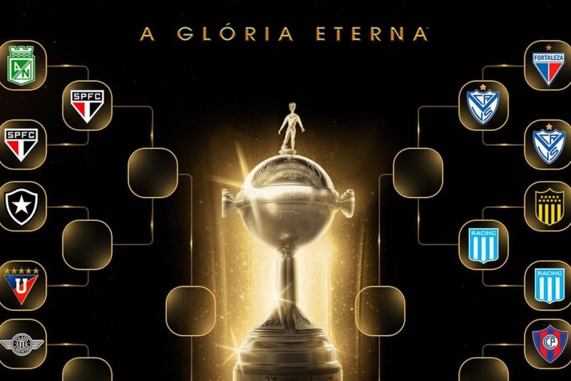 Alguns classificados para as quartas de final da Libertadores 2025