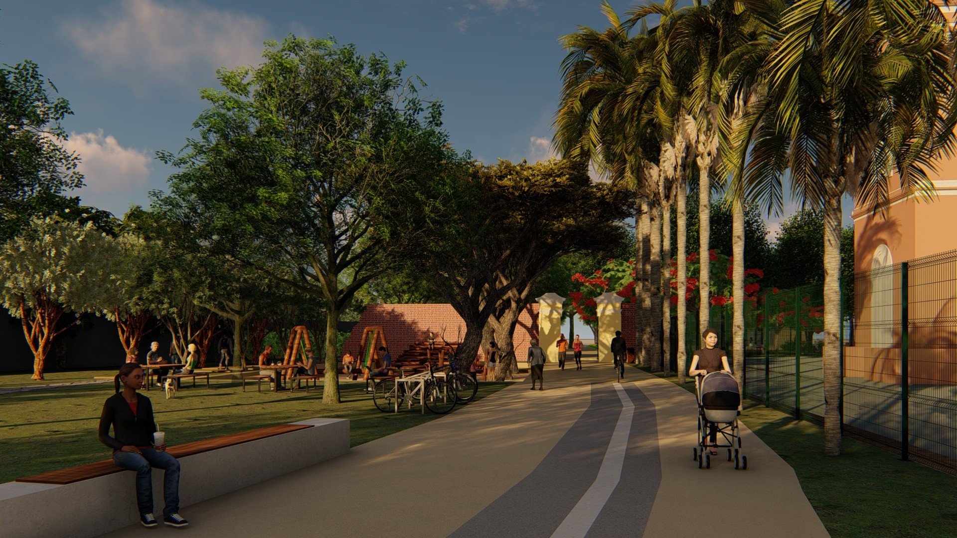 Parque da Tamarineira: segunda etapa terá passeio ciclístico ligando as avenidas Norte e Rosa e Silva. Confira detalhes