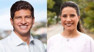 João Campos e Raquel Lyra