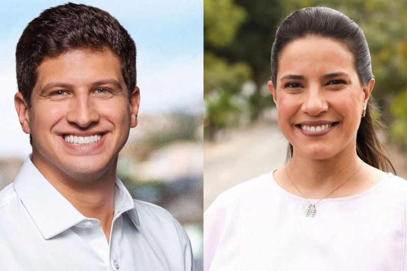 João Campos e Raquel Lyra