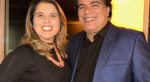 Keila e Marcos Teixeira, em evento no Novotel Recife Marina