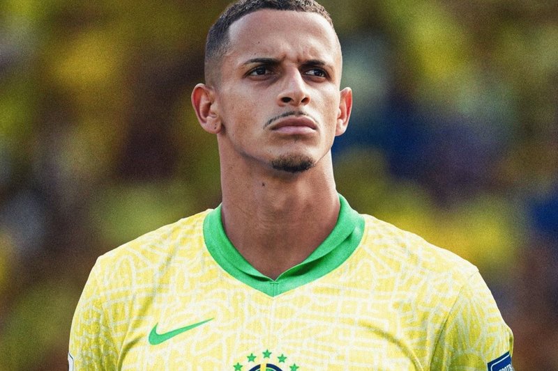 Montagem de Luciano Juba com a camisa da Seleção Brasileira