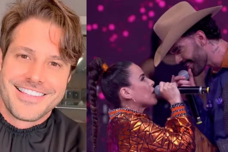 Indireta para Dado? Wanessa Camargo e Luan Pereira cantam juntinhos na TV