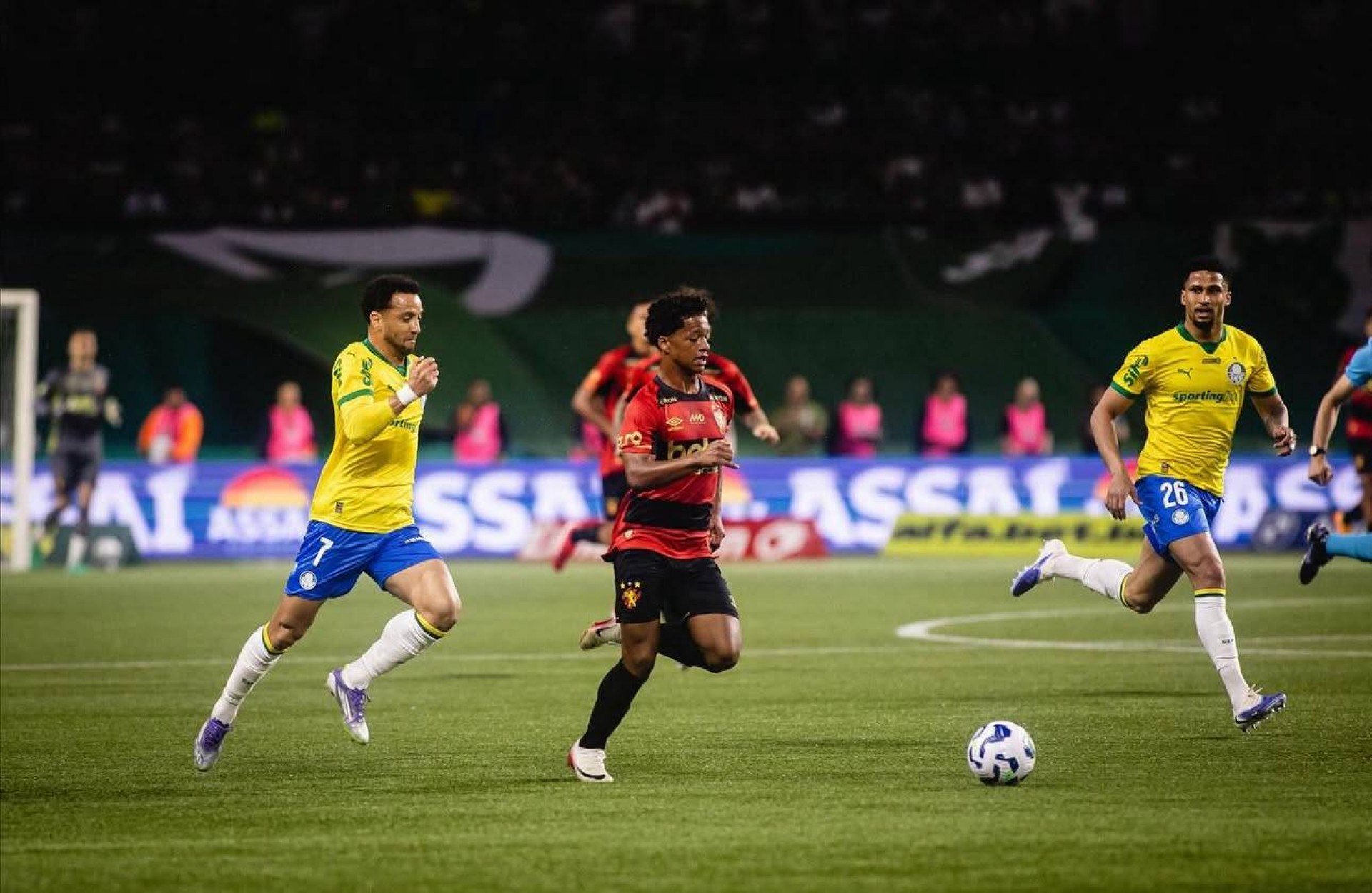 Sport é dominado pelo Palmeiras e sofre nova derrota pelo Brasileirão