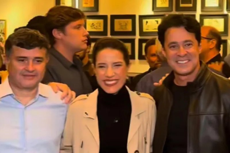 Raquel Lyra em encontro com Anderson Ferreira e Eduardo da Fonte em Gravatá