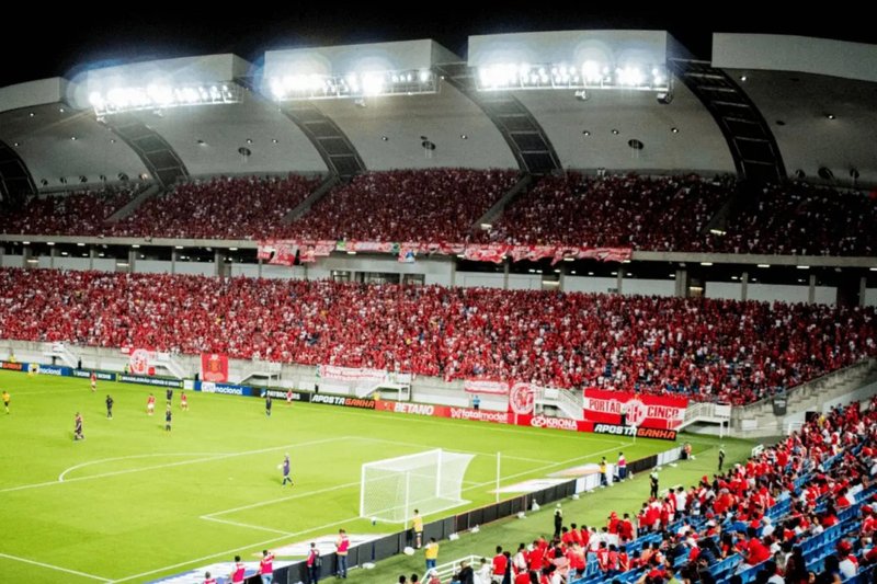 Torcida do América-RN na Arena das Dunas