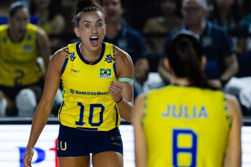 Gabi Guimarães, da seleção brasileira feminina de vôlei