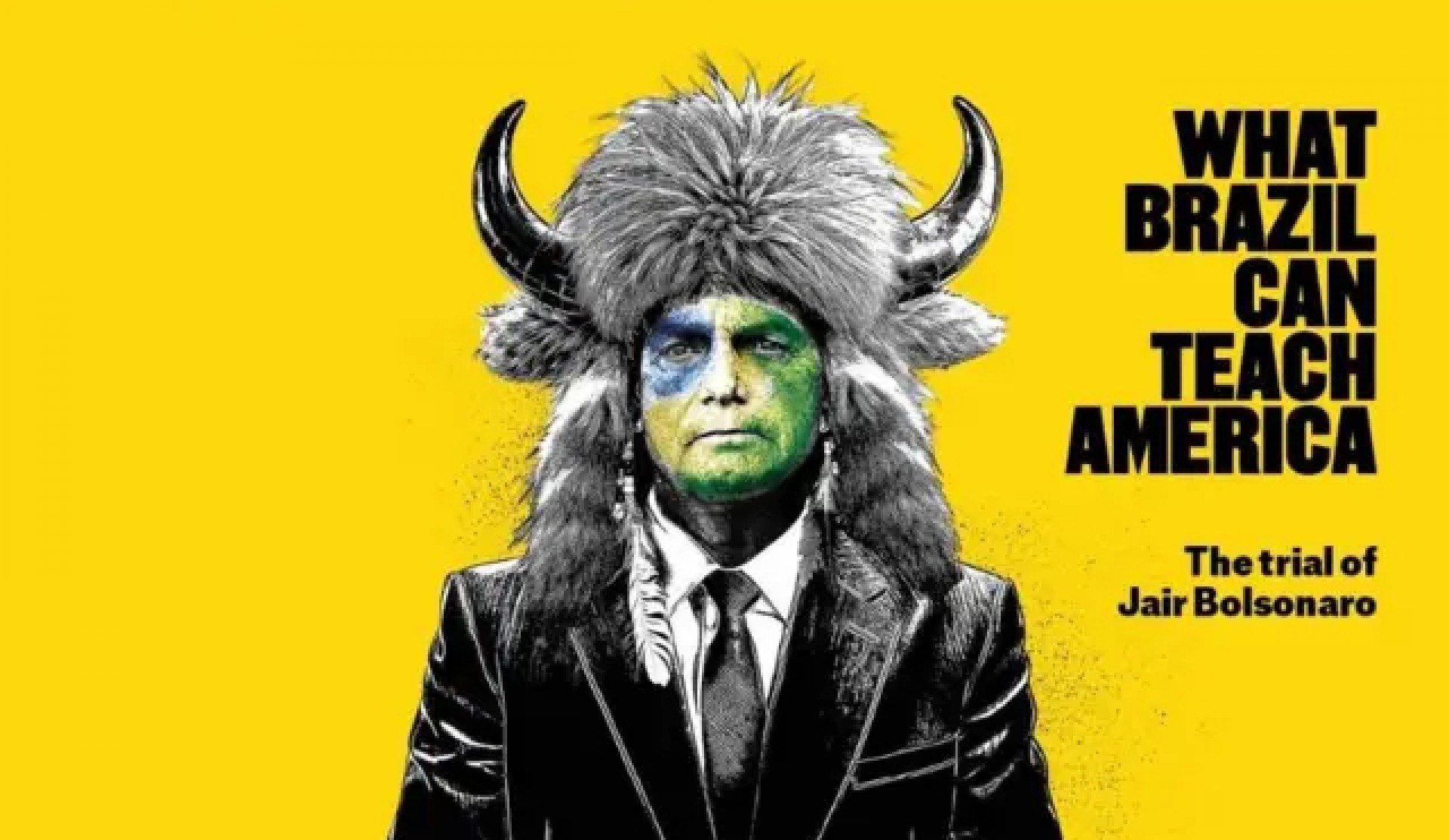 'The Economist' põe na capa Bolsonaro de 'Viking do Capitólio'