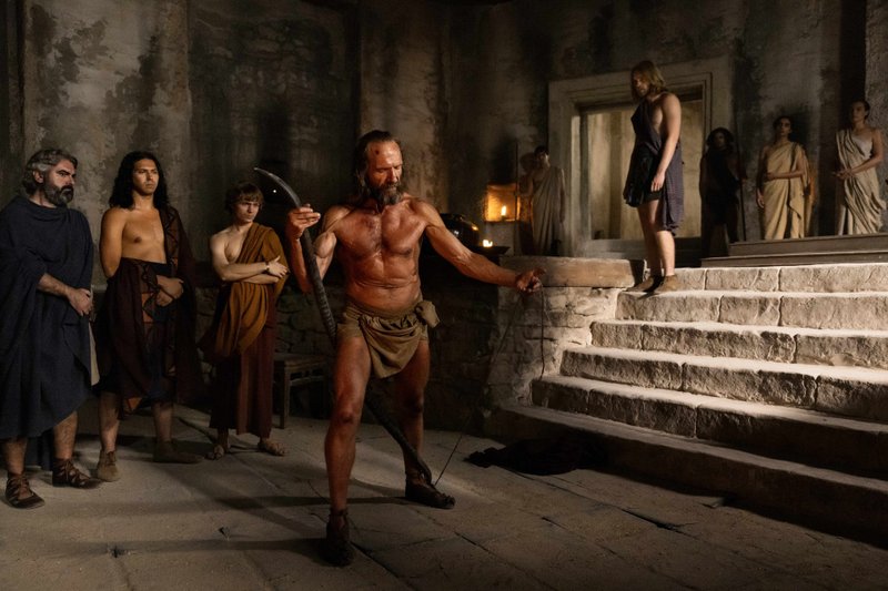 Ralph Fiennes (Odysseus), Juliette Binoche (Penelope), Charlie Plummer (Telemachus), Marwan Kenzari (Antinous), Claudio Santamaria (Eumaeus)
