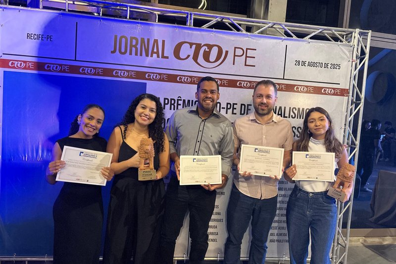 SJCC conquistou três prêmios em duas categorias do II Prêmio CRO-PE de Jornalismo e Odontologia