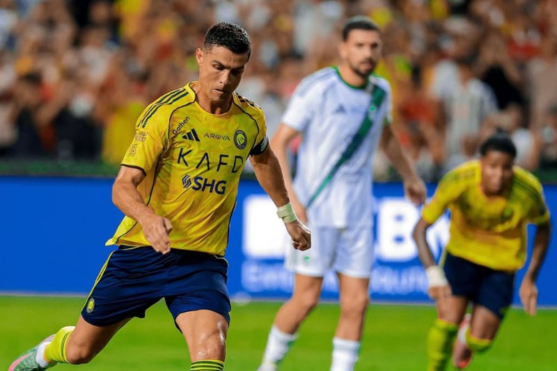 Cristiano Ronaldo em cobrança de pênaltis pelo Al Nassr