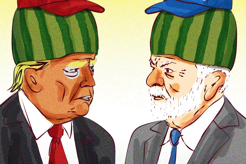 Guerra dos bonés: Trump versus Lula