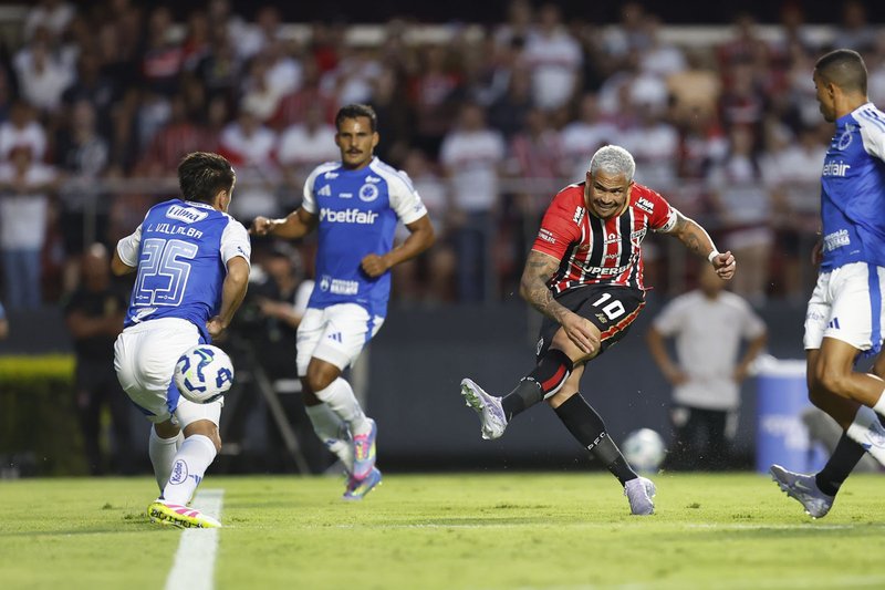 São Paulo x Cruzeiro, 1° turno do Brasileirão 2025