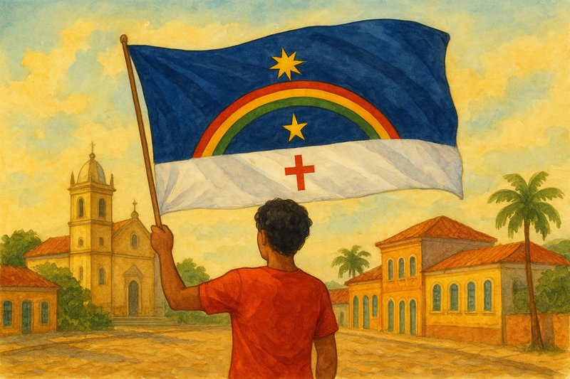 Imagem da bandeira de Pernambuco