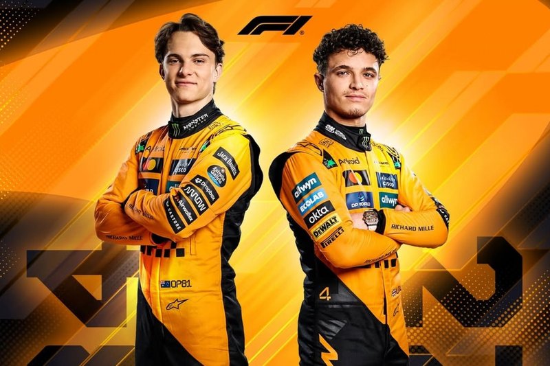 Oscar Piastri e Lando Norris, da McLaren