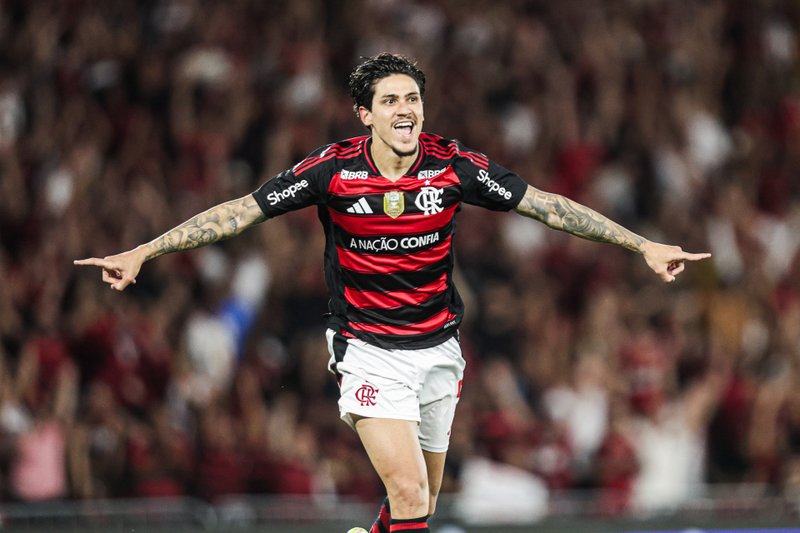 Pedro, atacante do Flamengo