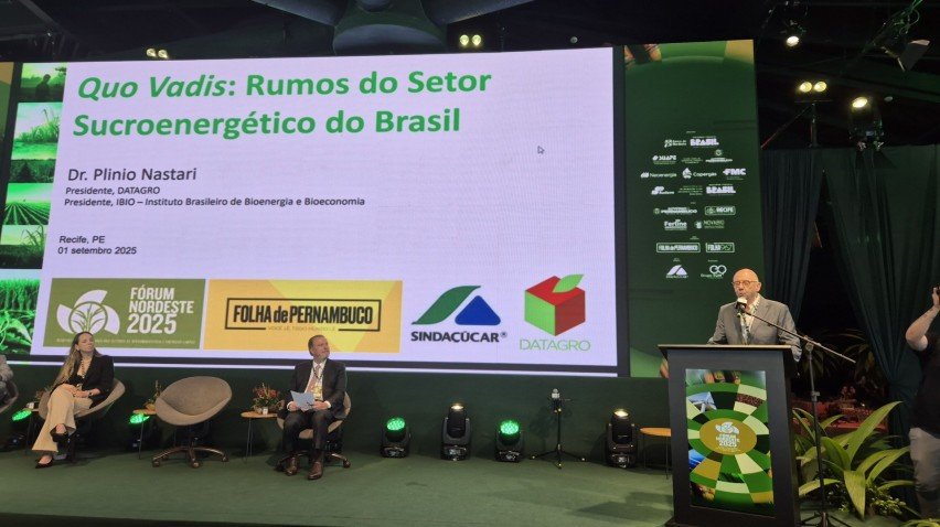 Plinio Nastari, presidente da Datagro, falou no Fórum Nordeste sobre o futuro do setor de etanol no Brasil