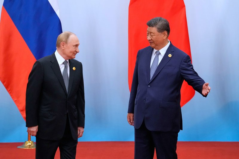 Xi jinping e Vladimir Putin