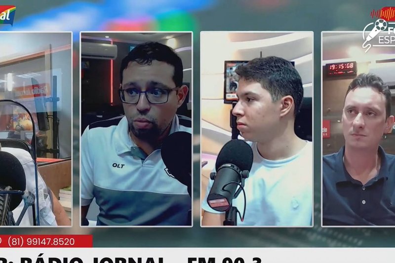 Pedro Henriques, CEO do Santa Cruz, em entrevista ao Fórum Esportivo, da Rádio Jornal