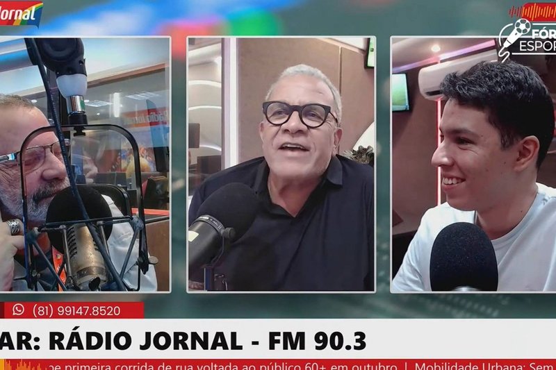 Hélio dos Anjos, técnico do Náutico, em entrevista ao Fórum Esportivo, da Rádio Jornal