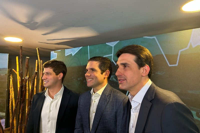 Hugo Motta, Silvio Costa Filho e João Campos no Fórum Nordeste 2025