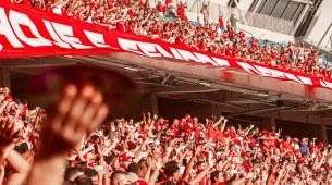 Torcida do América-RN na Arena das Dunas