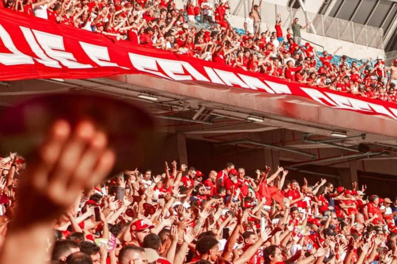 Torcida do América-RN na Arena das Dunas