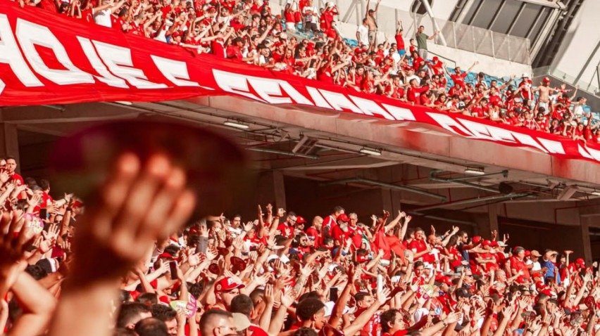 Torcida do América-RN na Arena das Dunas