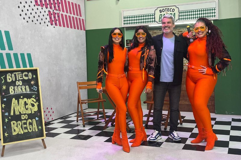 Flávio Barra recebe as Amigas do Brega no Boteco do Barra