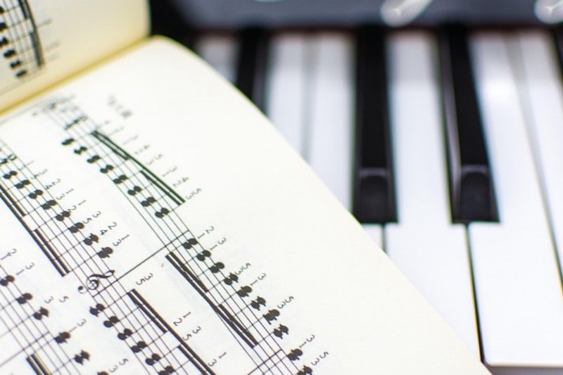 Partitura e piano