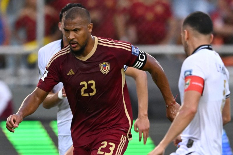Salomón Rondón é o maior artilheiro da Venezuela
