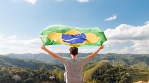 Imagem ilustrativa da bandeira do Brasil!