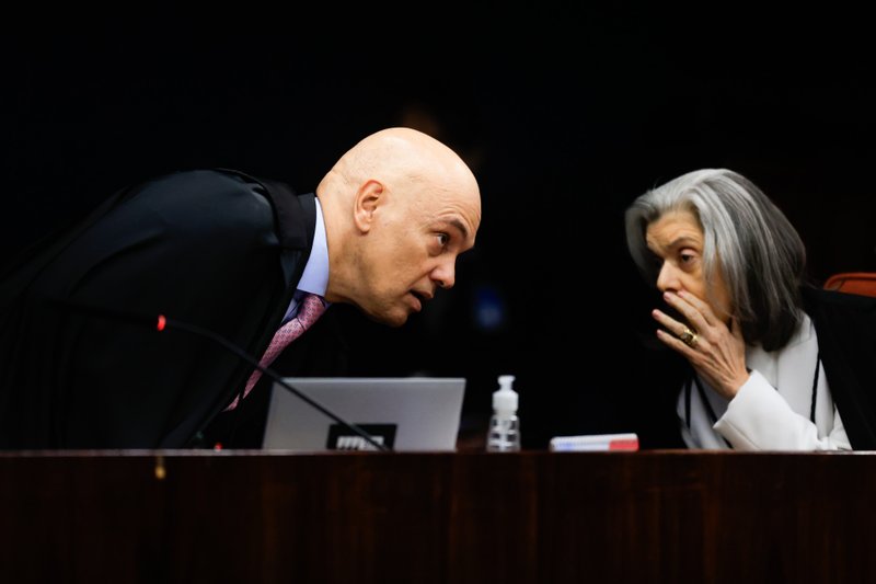Moraes e C&aacute;rmen L&uacute;cia