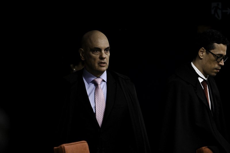 Ministro Alexandre de Moraes durante voto