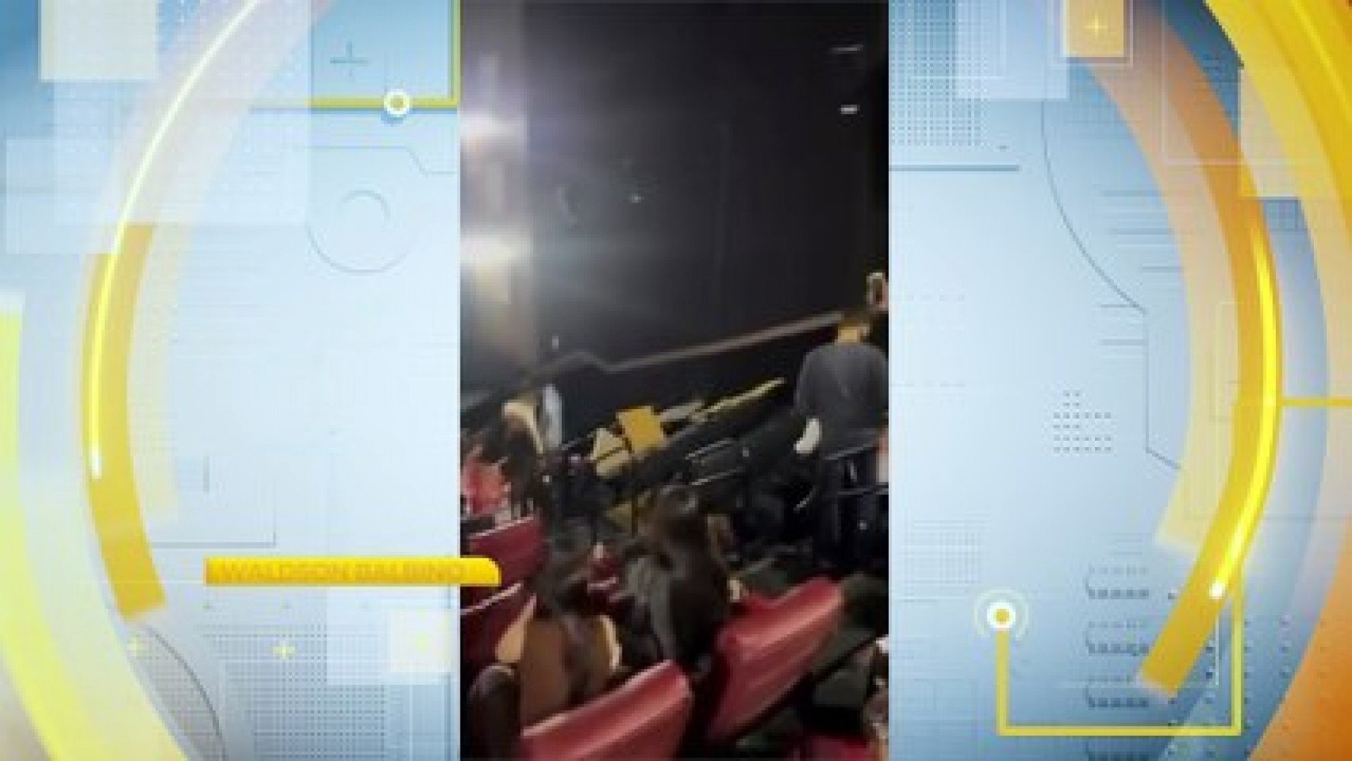 Parte do teto de sala de cinema desaba durante sessão de filme no Grande Recife 