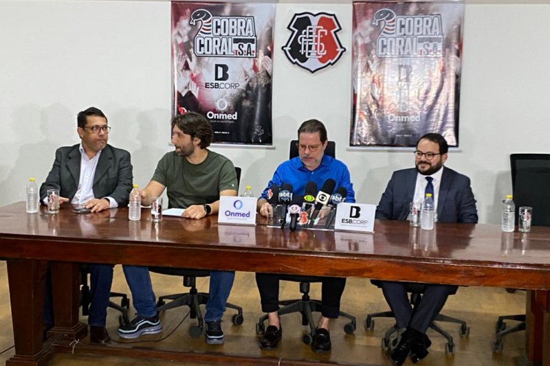 Coletiva de imprensa do Santa Cruz sobre a SAF
