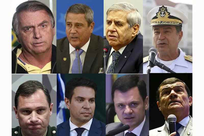 Por 4 votos a 1, os ministros condenaram o ex-presidente Jair Bolsonaro e mais sete aliados