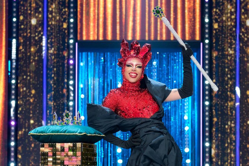 Drag queen Ruby Nox na final da segunda temporada do Drag Race Brasil