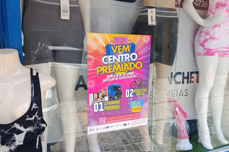 Segundo o presidente da CDL Recife, Fred Leal, a intenção é atrair o público para fazer suas compras no Centro e movimentar o comércio local