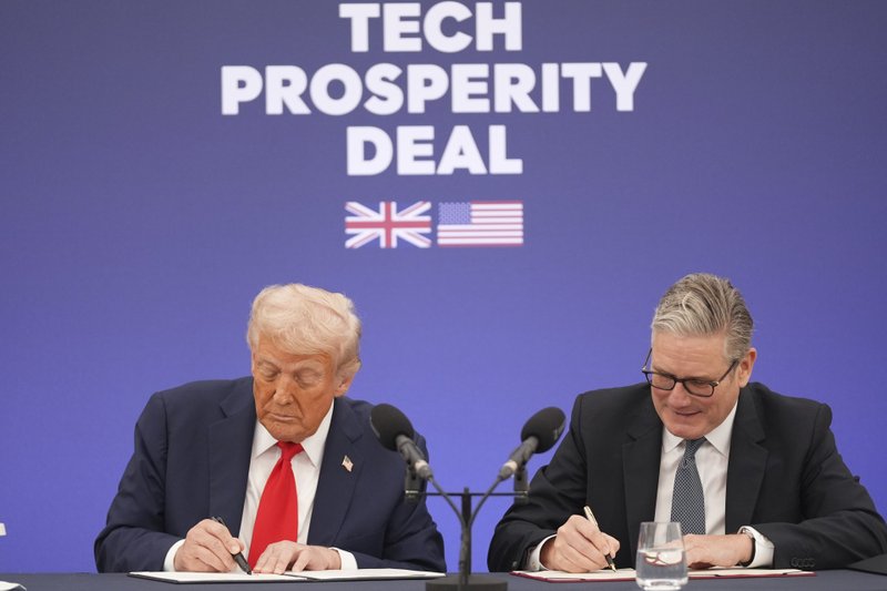 Trump durante visita ao Reino Unido