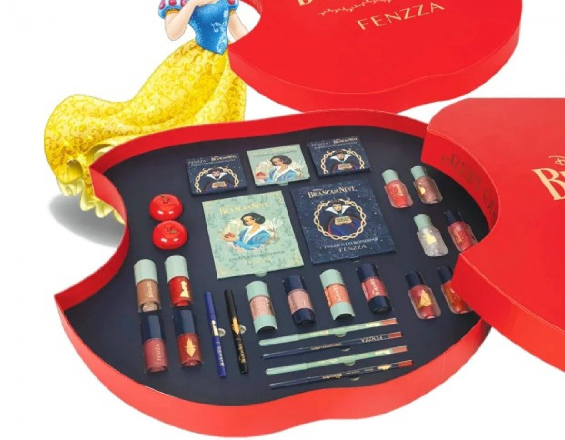 Fenzza lança coleção de maquiagem inspirada em Branca de Neve e Rainha Má