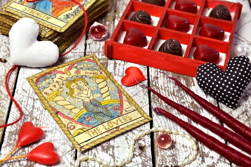 Imagem para representar amor e astrologia