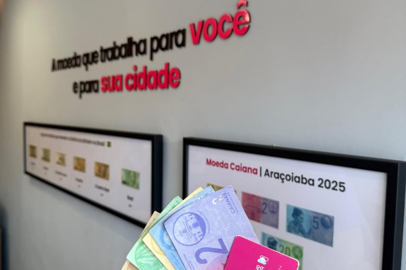 Caiana, moeda social de Araçoiaba