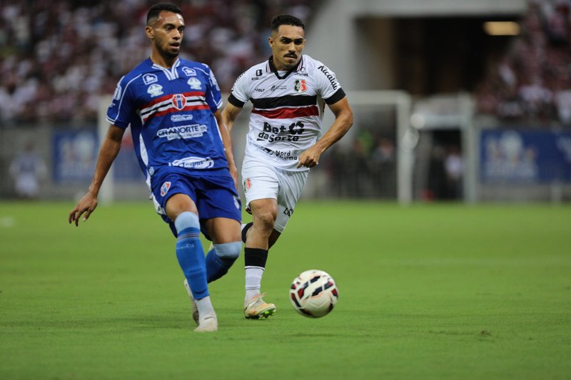Imagem da partida entre Santa Cruz e Maranhão, pela Série D