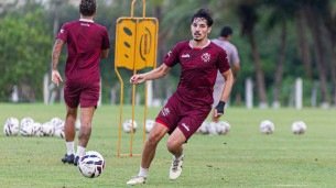 Marco Antônio em treino do Náutico